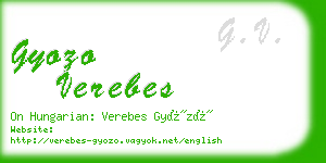 gyozo verebes business card